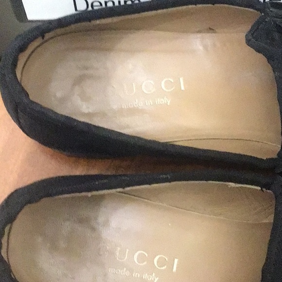 Gucci Blue Fabric Loafers - Picture 4 of 15